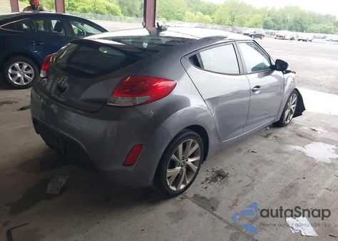 2016 Hyundai Veloster from USA, damaged, VIN KMHTC6AD1GU272290